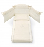 Комплект постельного белья 3 предмета Erbesi Brillante  — Ivory (слоновая кость)