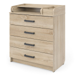 Комод АТОН Сириус-2 MARVIN 804 ЛДСП с шариковыми направляющими — дуб сонома