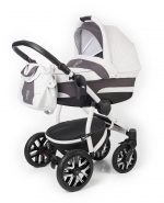 Коляска для новорожденных Esspero Discovery (шасси White) — Grey