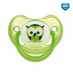 Пустышка анатомическая Canpol Night Dreams силикон, 0-6 мес., арт. 22/500 — зеленый