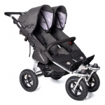Прогулочная коляска для двойни TFK Twin Adventure 2019 — Premium Anthrazit T-TWA-19-P-411