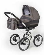 Коляска для новорожденных Esspero Classic (шасси White) — Carbon