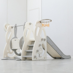 Горка с качелями UNIX Kids Music — Grey