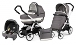 Коляска 3 в 1 Peg Perego Book 51 XL Modular System (шасси White/Black) — Ascot