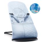 Детский шезлонг BabyBjorn Balance Soft Air — Ice-blue fish