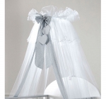 Балдахин Baby Expert Sogno/Bon Bon — белый/серый