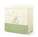 Тумба Erbesi Lilo Gio — слоновая кость-зеленый