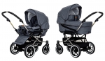 Коляска 2 в 1 Emmaljunga Edge Duo Combi Lounge (шасси Duo S Lounge) — Lounge Grey