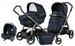 Коляска 3 в 1 Peg Perego Book S Elite Set Modular (шасси Jet) — Luxe Bluenight