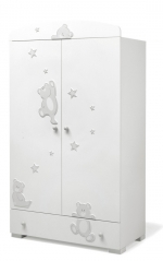 Шкаф двустворчатый Erbesi Cucu — White (белый)