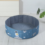 Сухой бассейн UNIX Kids Space 100 (без шариков) — Blue