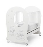 Детская кроватка Erbesi Nuvola — White (белый)