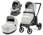 Коляска 3 в 1 Peg Perego Team Pop-Up I-Size Modular — Luxe Pure