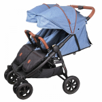 Коляска для двойни и погодок Coletto Enzo Twin — jeans