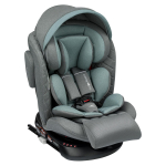 Автокресло Indigo SMART+ ISOFIX, группа 0+1+2+3 — серый-зеленый