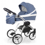 Коляска для новорожденных Esspero Denim (шасси I-Nova White) — Navy