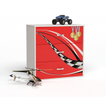 Комод ABC-KING FORMULA — красный