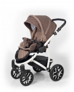 Прогулочная коляска Esspero Discovery (шасси White) — Coffee