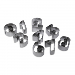 Формочки для печенья DOSH I HOME VELA из нержавеющей стали — цифры 9 шт