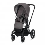 Прогулочная коляска Cybex Priam III (шасси Matt Black) — Manhattan Grey