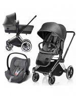 Коляска 3 в 1 Cybex Priam (шасси Trekking) — Manhattan Grey
