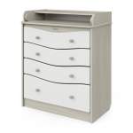 Пеленальный комод Атон Kristoff — Шимо светлый/Белый