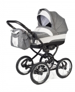 Коляска для новорожденных Esspero Classic (шасси Black) — Denim