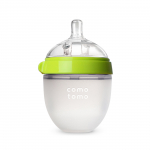 Бутылочка для кормления COMOTOMO (150 мл.) Natural Feel Baby Bottle — цвет зеленый