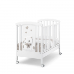 Детская кроватка Erbesi Tato — белый/песочный