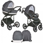Коляска 2 в 1 Tutis Mimi Style (2021) — Black Marble