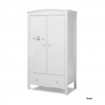 Шкаф двустворчатый Erbesi Jolie — белый