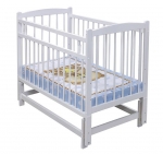 Детская кроватка Farfello Колибри-Мини МП — белый
