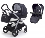 Коляска 2 в 1 Peg Perego Book Plus Culla Elite + Seggiolino Pop Up — Luxe Blue