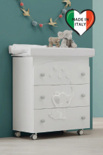 Пеленальный комод Erbesi Elly — Белый