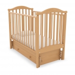 Детская кроватка Gandilyan (Гандылян) Людмила (маятник) — Натуральный