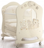 Детская кроватка Italbaby Happy Family Oblo — крем