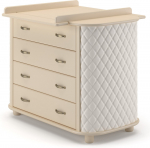 Детский пеленальный комод Gandylyan "Тиффани" — слоновая кость (ромбы)