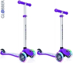 Самокат GLOBBER PRIMO Fantasy с 3 светящимися колесами — STARS Violet Neon Purple