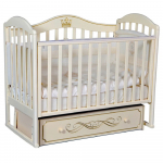Детская кроватка КЕДР Emily 2 УМ — Слоновая кость