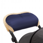 Муфта для рук на коляску Esspero Diaz (Натуральная шерсть) — Navy