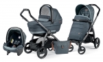 Коляска 3 в 1 Peg Perego Book S XL Modular System (шасси Jet) — Blue Denim