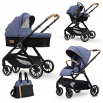 Коляска 3 в 1 Esspero Traveler + сумка — Denim