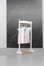 Вешалка напольная ANTEMI — Белый/Дерево