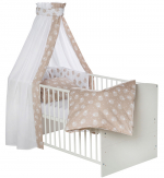 Комплект белья из 4-х предметов Schardt Little Sheep — бежевый