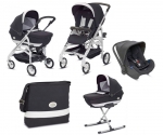 Коляска 3 в 1 Inglesina Otutto Deluxe System — Grafite (шасси White)