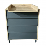 Пеленальный комод Антел Marcel — Дуб/Графит