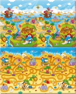 Коврик игровой (1900х1300х15) Dwinguler "Medium-15" — Dino Adventure