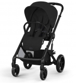 Прогулочная коляска Cybex Balios S Lux BLK — Moon Black с дождевиком