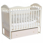 Детская кроватка КЕДР Emily 1 УМ — Слоновая кость