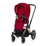 Прогулочная коляска Cybex Priam III (шасси Rose Gold) — True Red